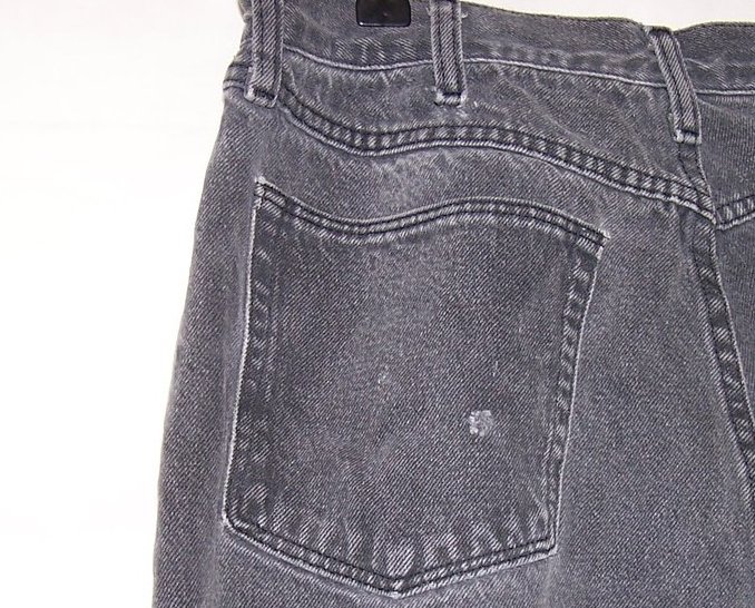 Image 2 of Size 34 x 30 Mens Jeans, Wrangler, Faded Black