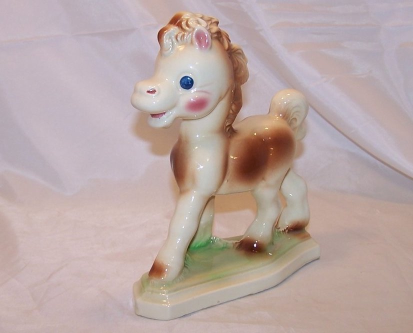 Frisky the Horse Figurine, Vintage, Diamond Pottery Corp