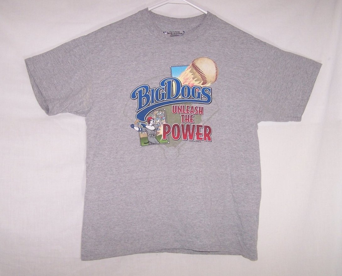 Image 1 of Big Dogs Unleash the Power, Baseball T Shirt, Boys SZ 16,18