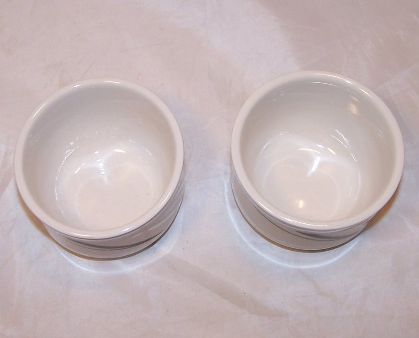 Image 2 of Art Deco Style Bowl, Dish, 2 Bowls, Sterling China, 1991
