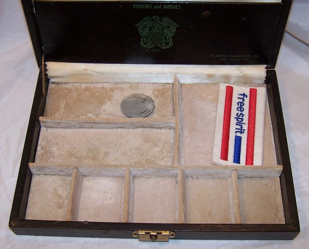 Image 2 of Military Ribbons, Medals Box, Formerly Used by Navy Officer