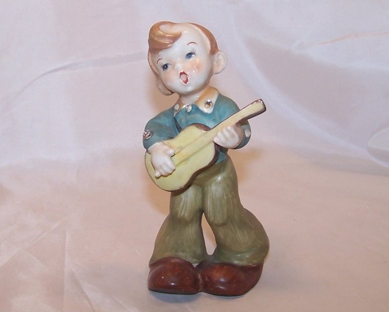 Image 0 of Singing Rhinestone Cowboy Figurine, Japan Japanese