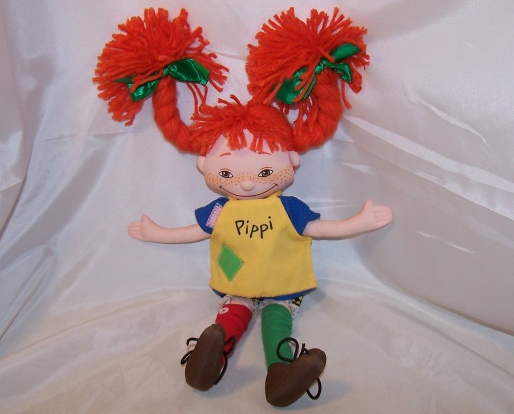 Image 0 of Pippi Longstocking Cloth Doll, Omega Toy, Astrid Lindgren