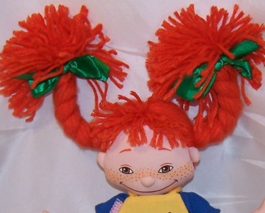 Image 1 of Pippi Longstocking Cloth Doll, Omega Toy, Astrid Lindgren