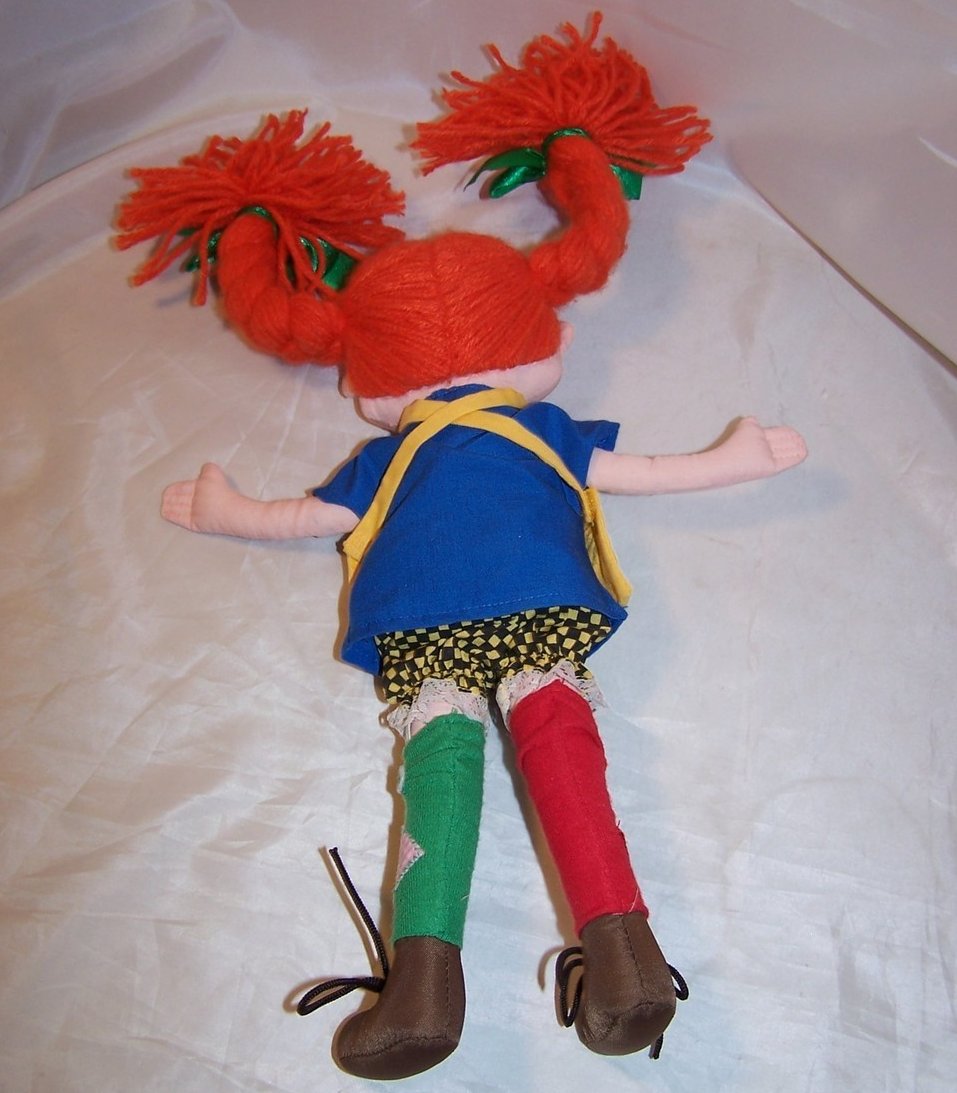 Image 3 of Pippi Longstocking Cloth Doll, Omega Toy, Astrid Lindgren