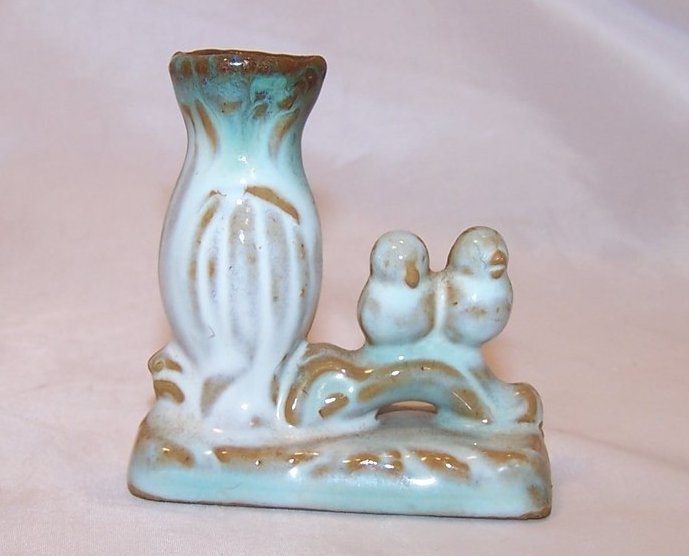 TM Bud Vase w Birds, Occupied Japan, Japanese