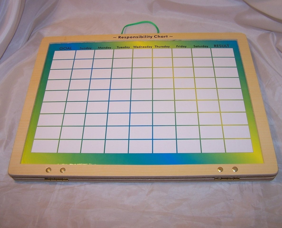 Image 4 of Melissa and Doug Responsibility Chore Board w Magnets
