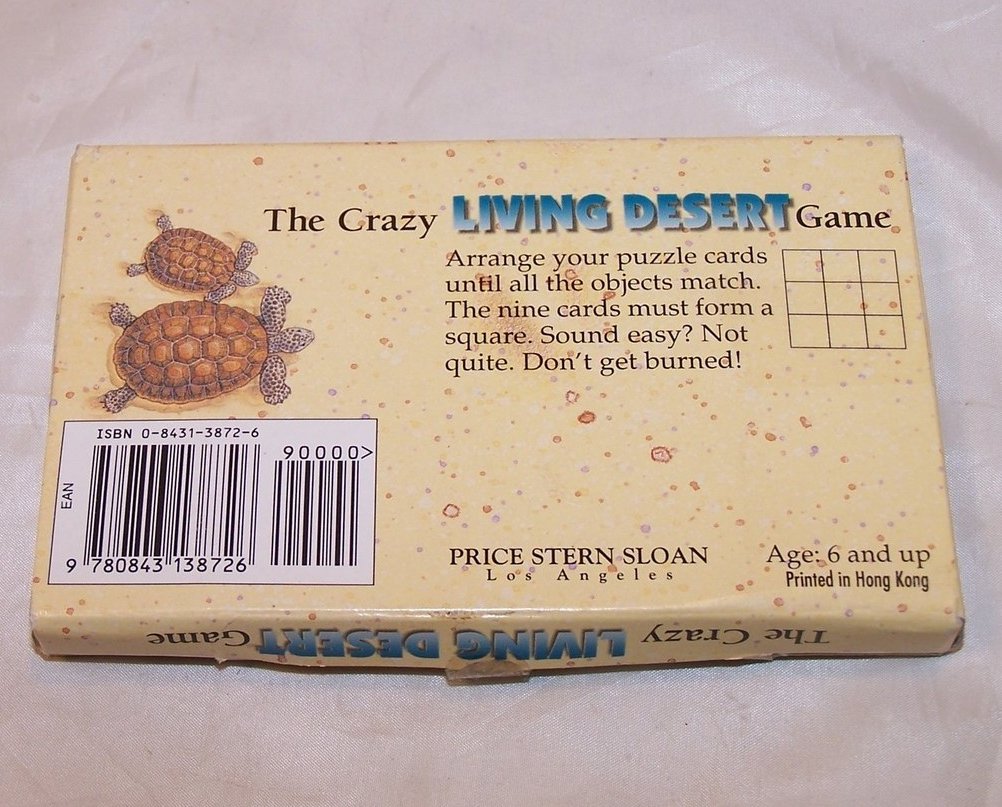 Image 3 of Crazy Living Desert Puzzle Game, Complete, Original Box, Free