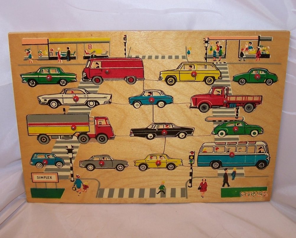 Image 0 of Car, Vehicle Wood Puzzle, Simplex, Holland