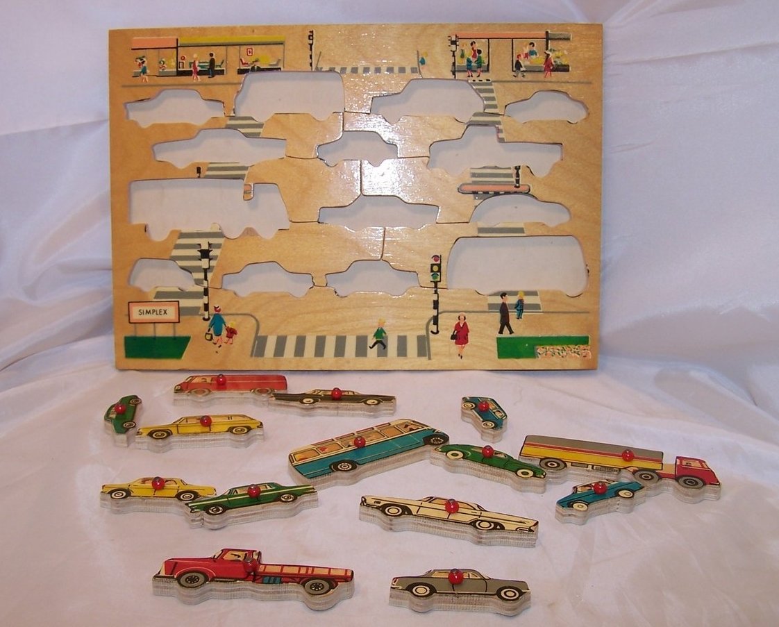 Image 1 of Car, Vehicle Wood Puzzle, Simplex, Holland