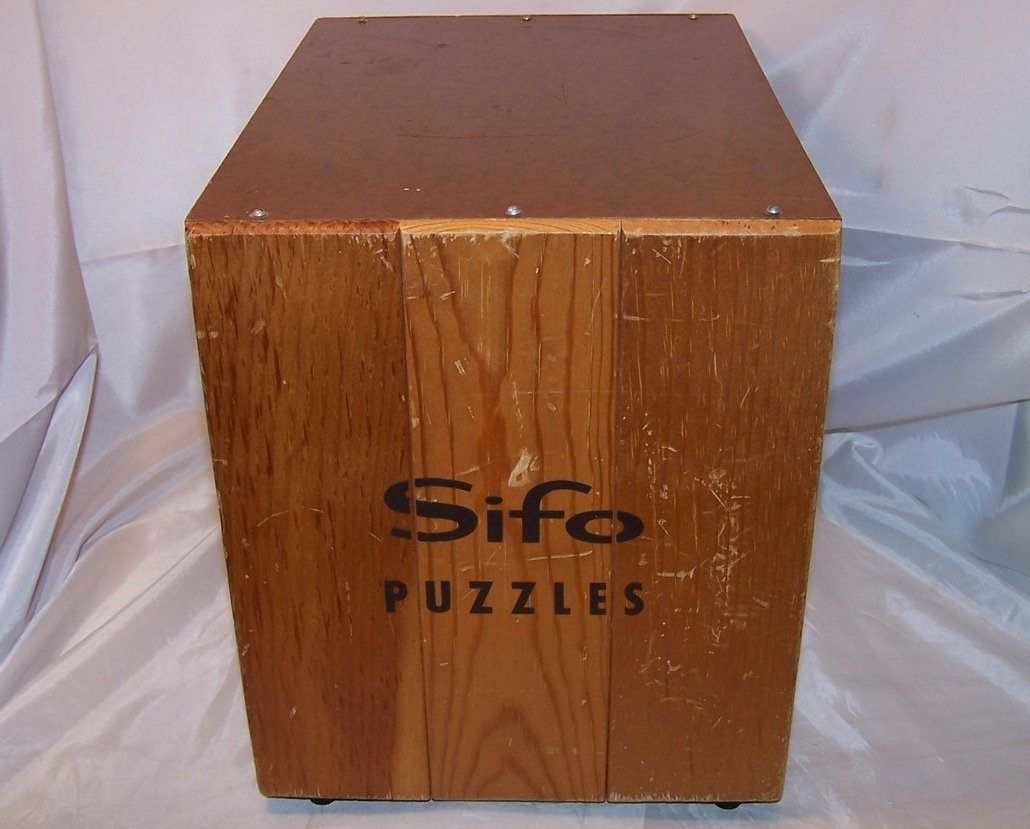 Image 1 of Sifo Puzzle Box, Wooden 12 Puzzle Storage w Puzzle