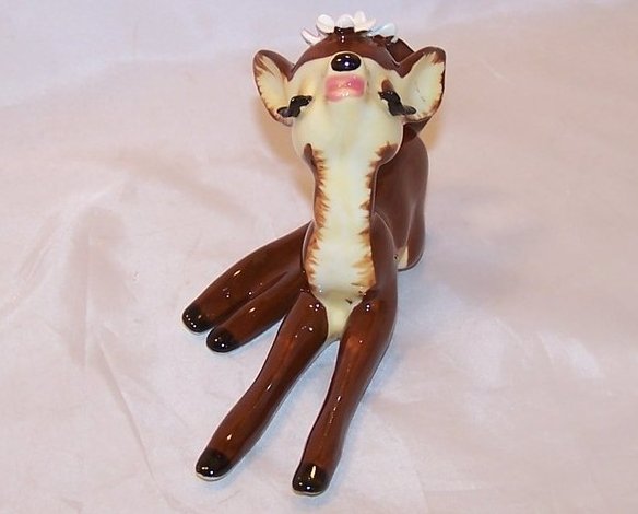 Image 2 of Long Lash Glamour Deer Figurine, Napco, Japan Japanese