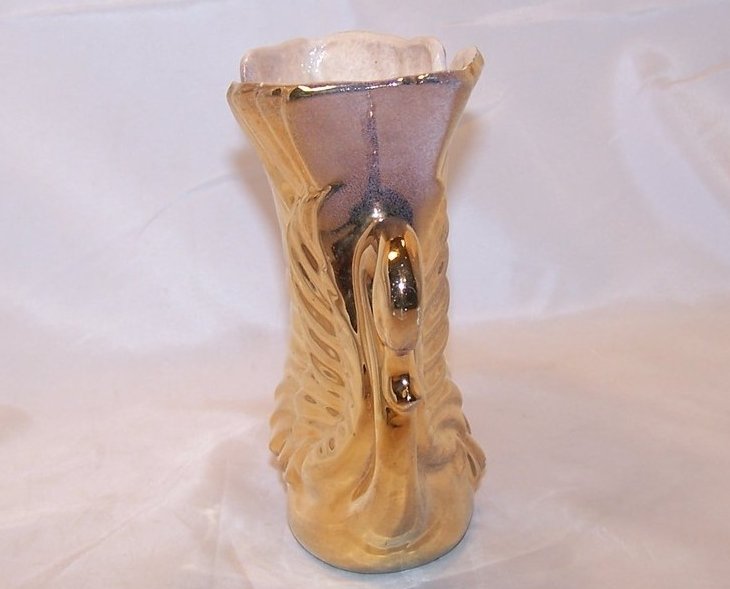 Image 1 of Stewart B McCulloch Swan Vase, California Pottery