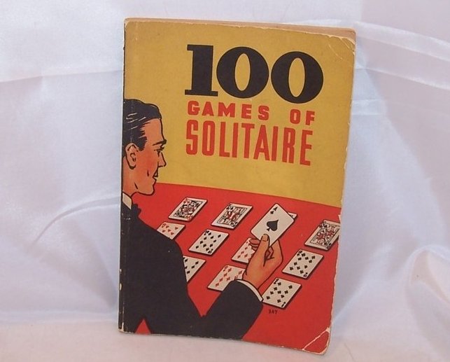 Solitaire Card Game Book, 100 Games, First Edition, 1939