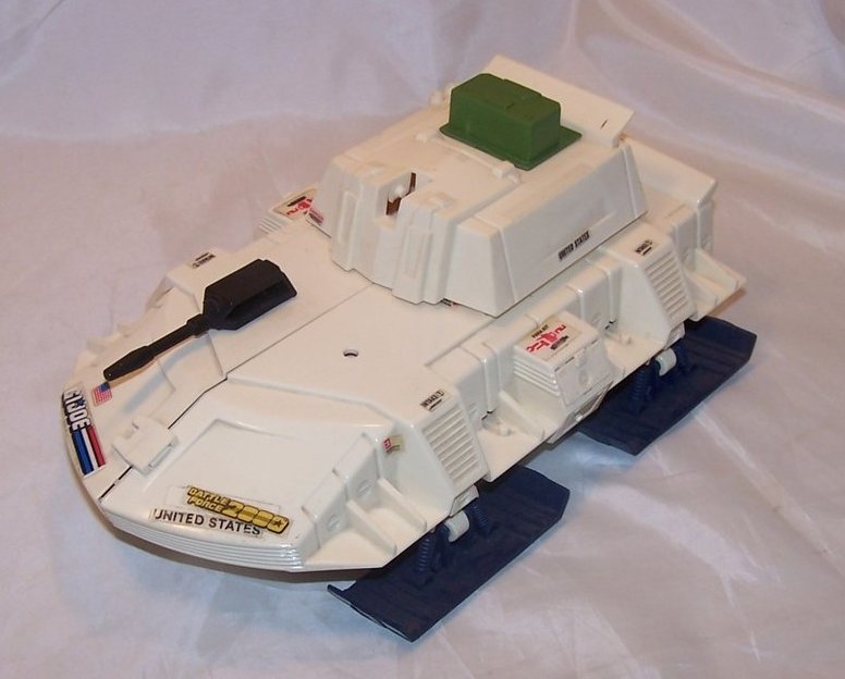 Image 1 of G.I. Joe Snow Vehicle w Car, Battle Force 2000, Hasbro, 1987