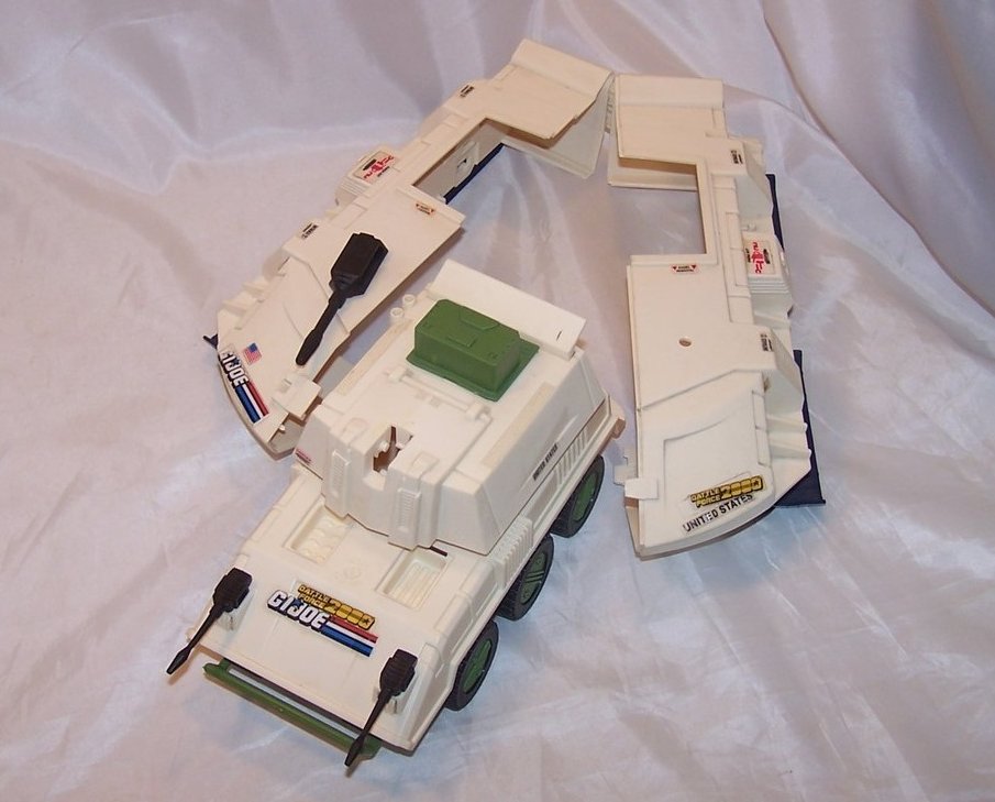 Image 2 of G.I. Joe Snow Vehicle w Car, Battle Force 2000, Hasbro, 1987