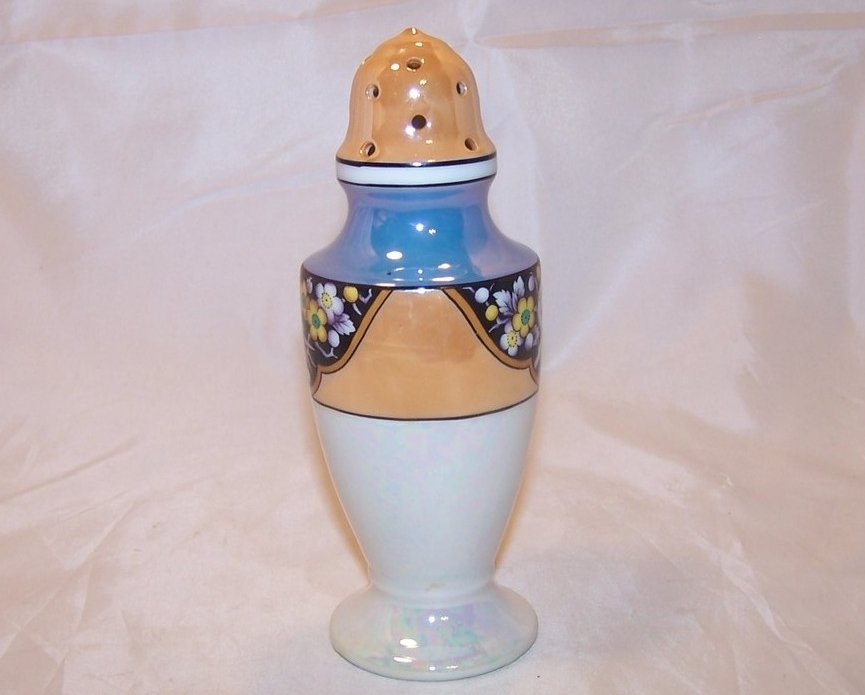 Image 4 of Noritake Classic Sugar Shaker w Bird, Flowers, Japan