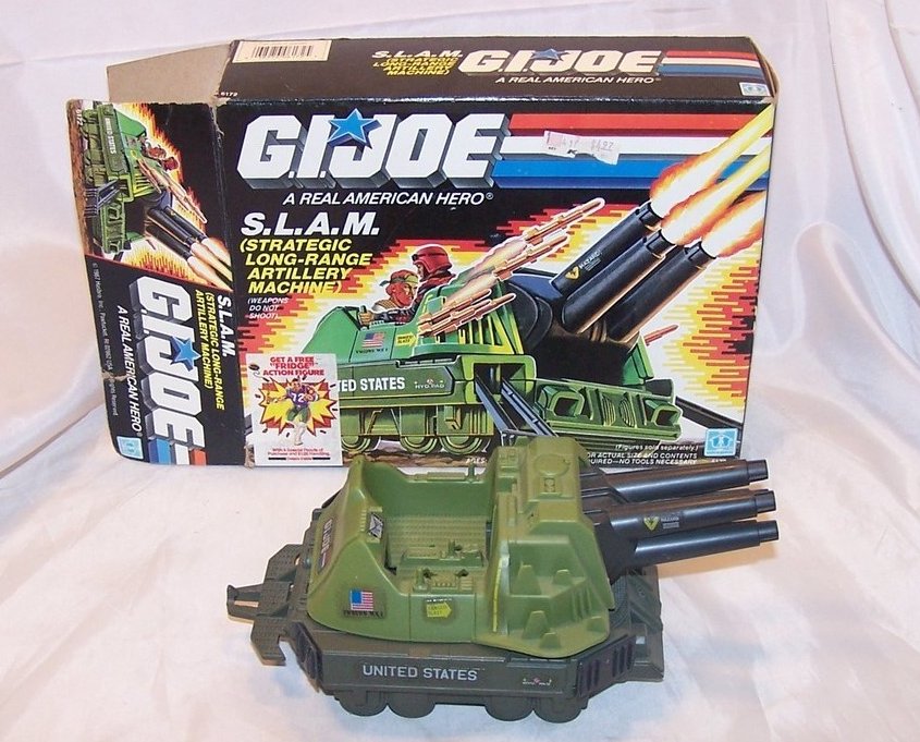 GI Joe S.L.A.M. Vehicle w Box, Hasbro 1987