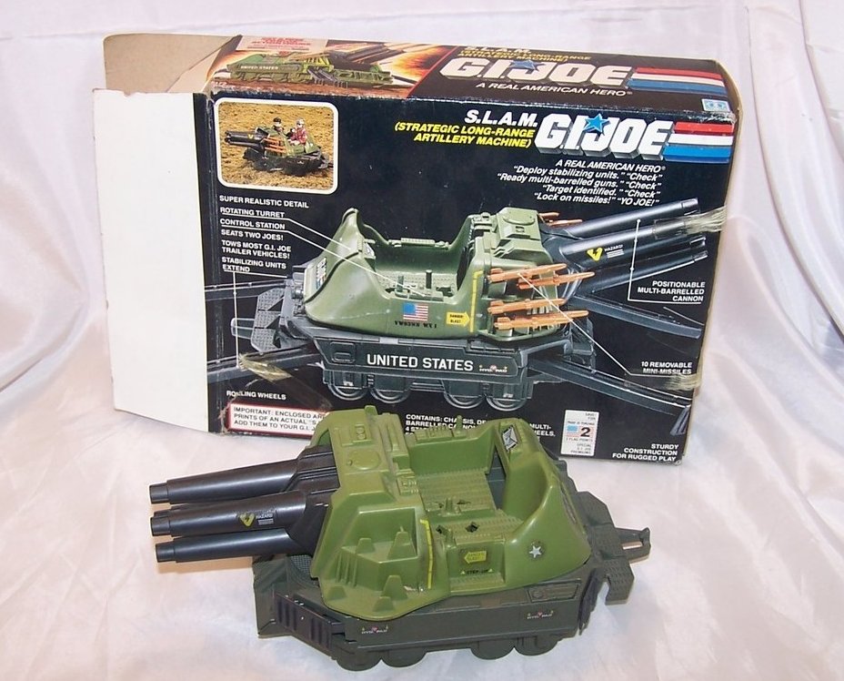 Image 1 of GI Joe S.L.A.M. Vehicle w Box, Hasbro 1987