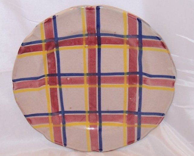 Image 0 of Rubicon Dinner Plate, Handmade, Hand Painted, Rare, Italy