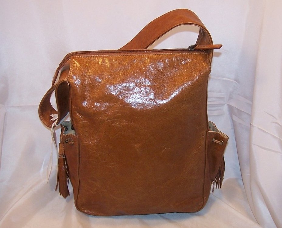 Image 1 of Francesco Biasia Embroidered Leather Purse, Handbag, New