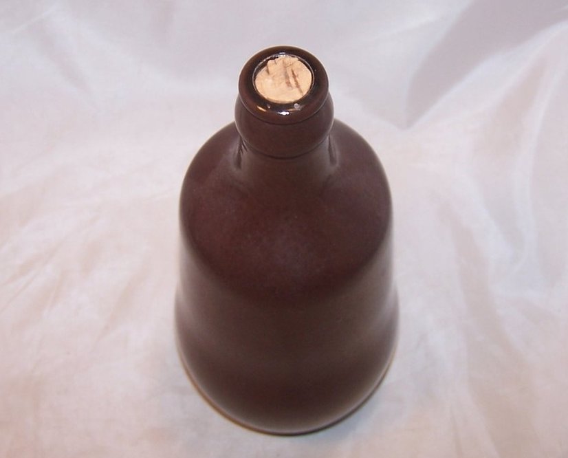 Image 1 of Brown Crock Stoneware Bottle w Cork, SB 4 1010