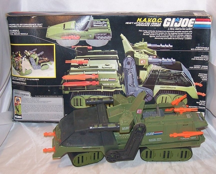 Image 1 of GI Joe H.A.V.O.C. Vehicle w Box, Hasbro 1986