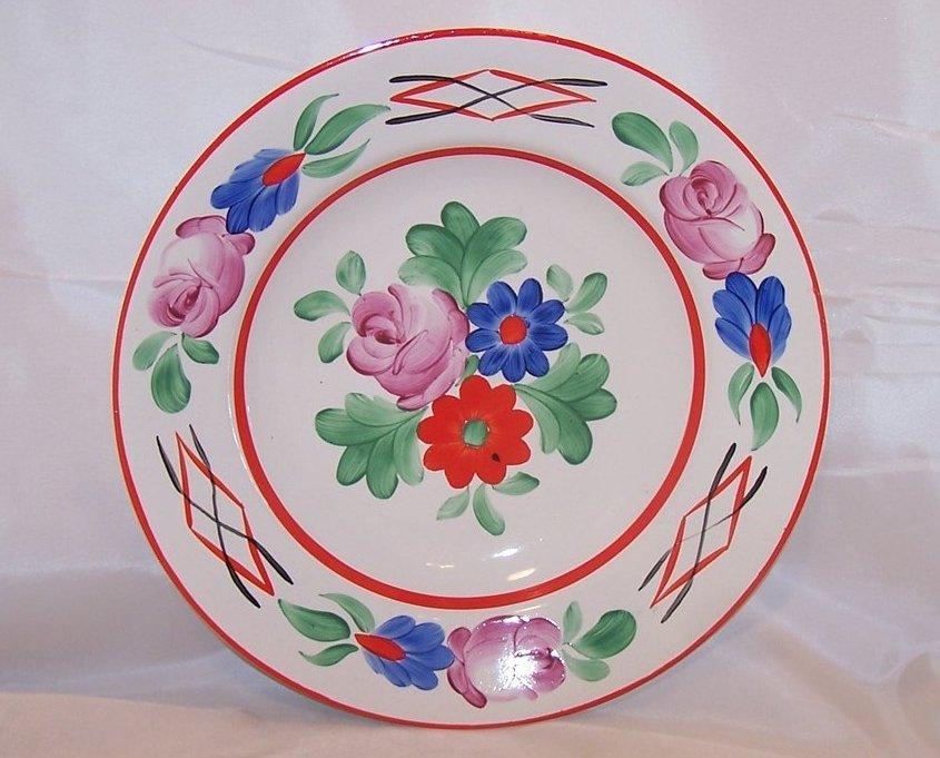 Image 1 of Hungarian Folk Art Display or Serving Bowl, Hungary Budapest