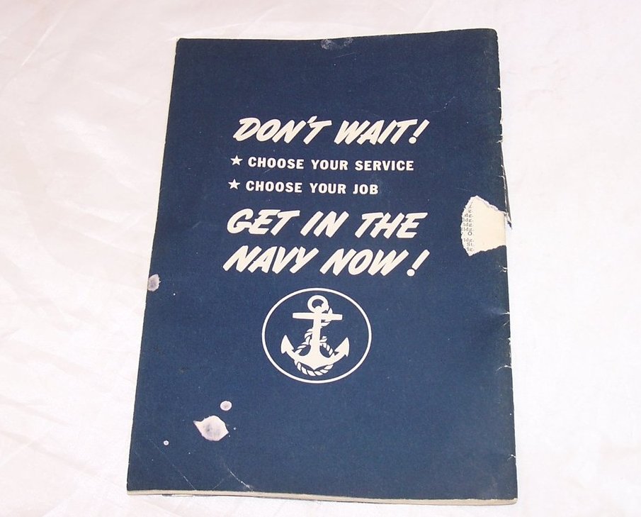 Image 5 of Navy Recruitment Booklet, Vintage Softcover