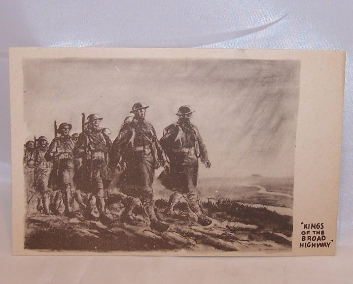 Image 0 of Kings of the Broad Highway, WWII Marshall Davis Postcard