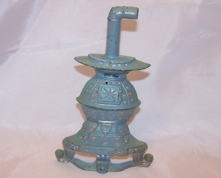 Image 0 of Potbelly Stove Wall, Shelf Decoration, Cast Metal, Revere