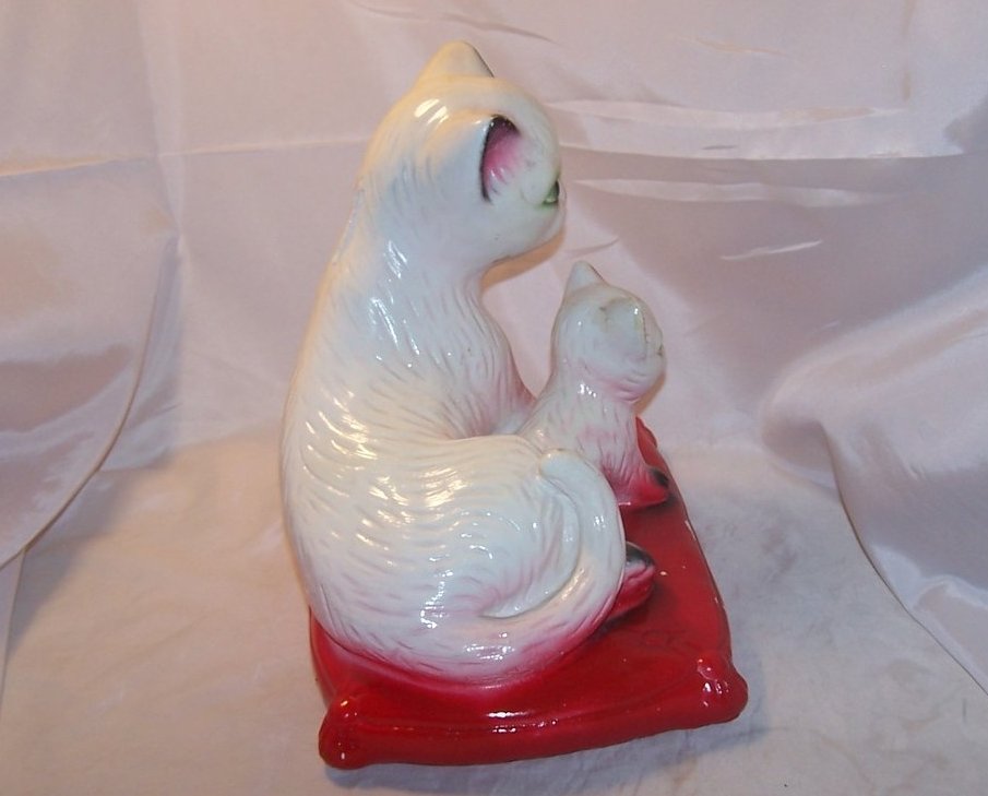 Image 3 of Siamese Cat Bank, Chalkware Chalk Ware