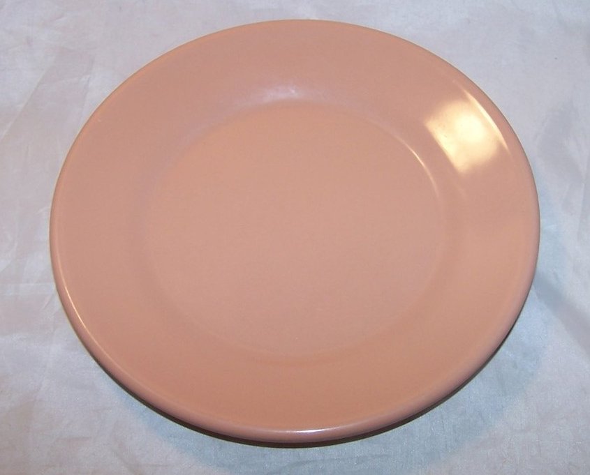 Image 0 of Arrowhead, Texas Ware Salmon Pink Melmac Melamine Plate