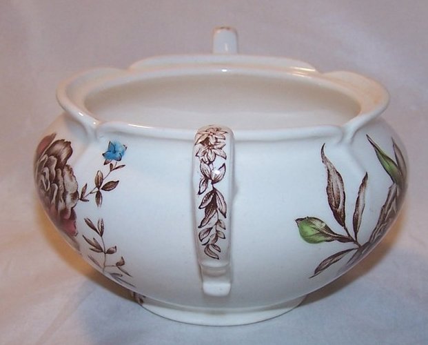 Image 1 of Windsor Ware Handled Sugar Bowl, Johnson Brothers, No Lid