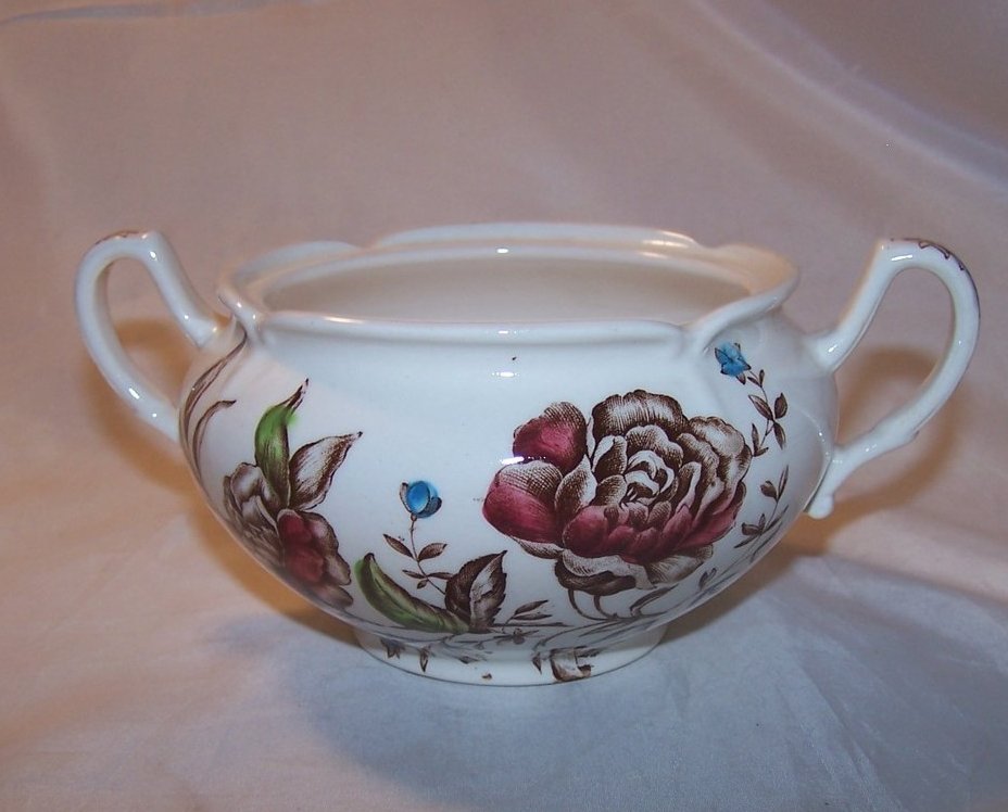 Image 2 of Windsor Ware Handled Sugar Bowl, Johnson Brothers, No Lid