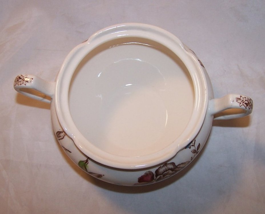 Image 4 of Windsor Ware Handled Sugar Bowl, Johnson Brothers, No Lid