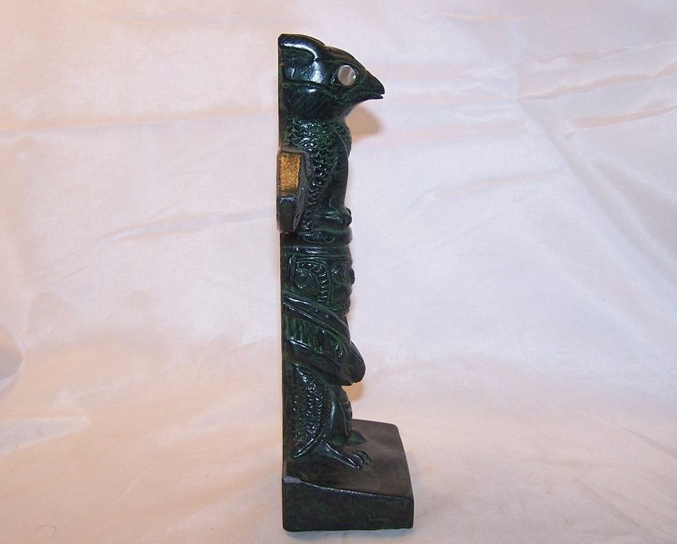 Image 3 of Four Figure Totem Pole, Greg Wolf, Hand Crafted, Canada