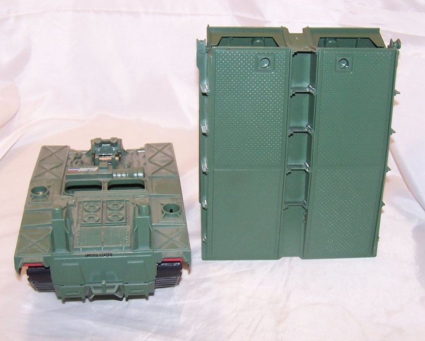 Image 3 of GI Joe Bridge Layer, Toss n Cross Vehicle w Box, Hasbro 1984