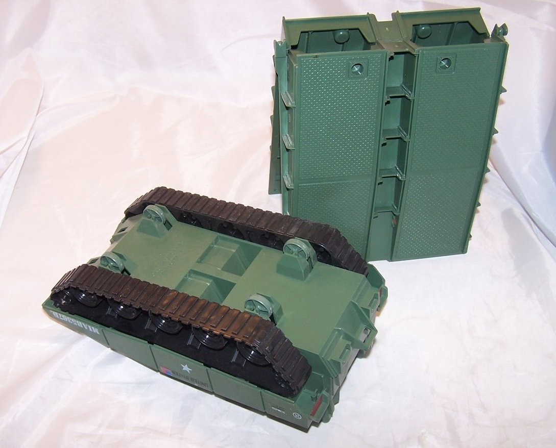Image 4 of GI Joe Bridge Layer, Toss n Cross Vehicle w Box, Hasbro 1984