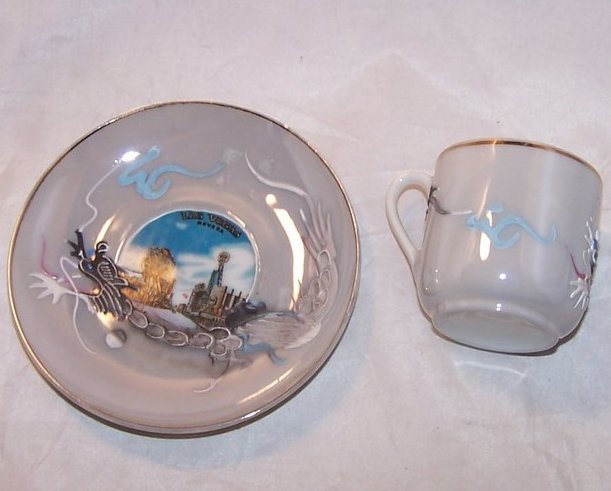 Image 2 of Dragonware Teacup, Tea Cup and Saucer, Las Vegas Souvenir