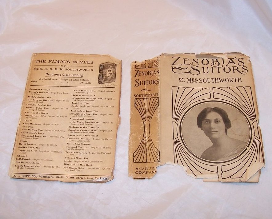 Image 1 of Zenobias Suitors, Mrs. Southworth, Victorian Romance Novel Book