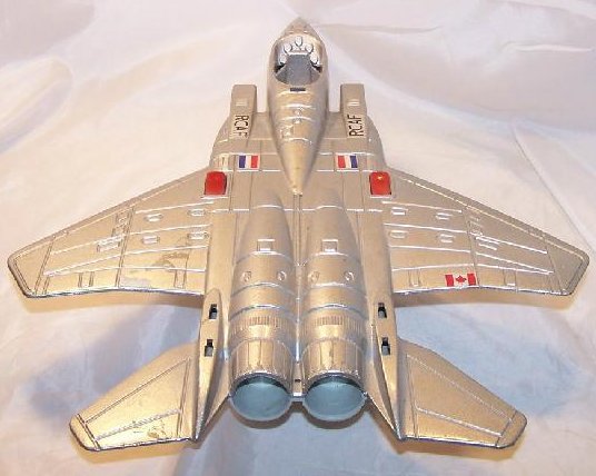 Image 1 of Ertl RCAF Airplane Large Silver Diecast Metal Toy Plane, USA