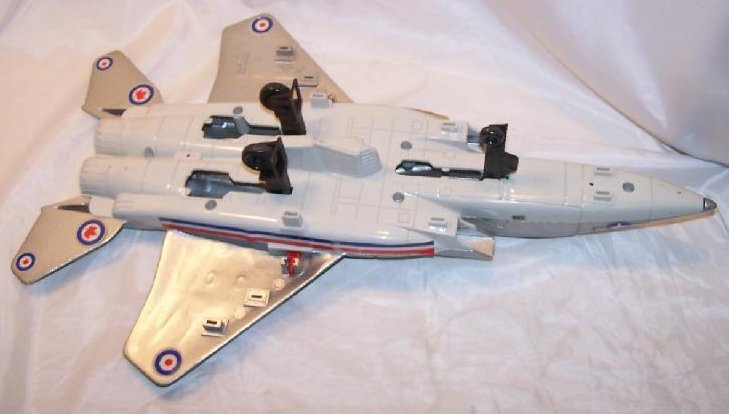 Image 3 of Ertl RCAF Airplane Large Silver Diecast Metal Toy Plane, USA