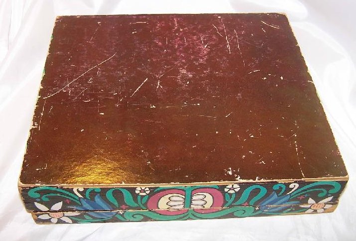 Image 4 of Swiss Keepsake Candy Wood Box, Switzerland, Antique