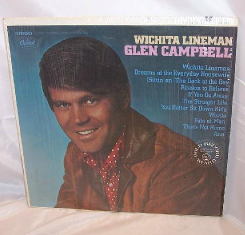 Image 0 of Wichita Lineman, Glen Campbell Record, Capitol Records