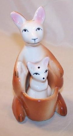 Kangaroo and Baby Roo 2 Piece Salt and Pepper Shaker Set