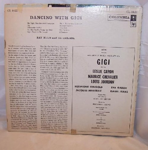 Image 3 of Dancing With Gigi, Ray Ellis Orchestra, Columbia Records, LP