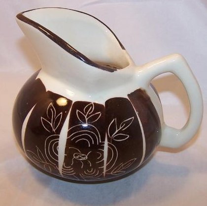 Purinton Pottery Intaligo Kent Jug Pitcher William Blair