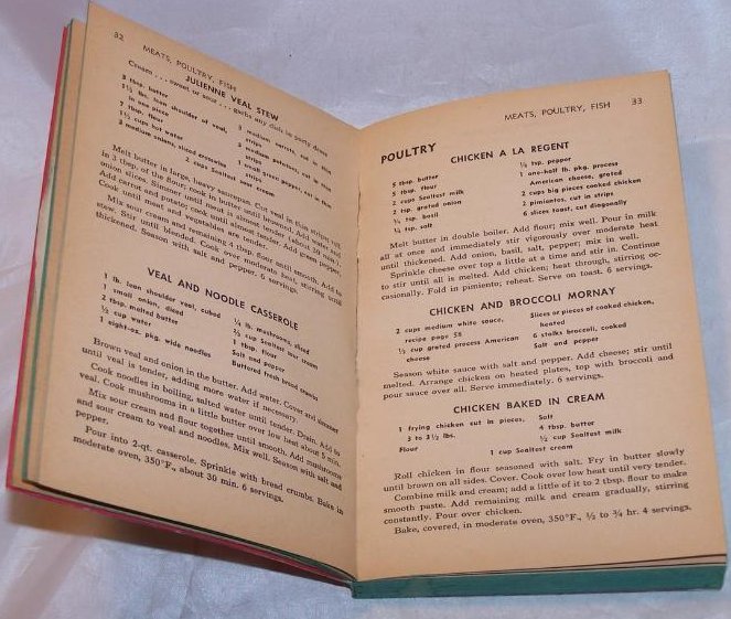 Image 1 of Cookbook Recipes from the Sealtest Kitchens, First Ed 1954