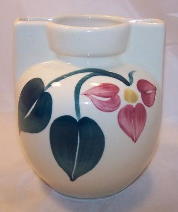 Purinton Pottery Vase Pink Half Blossom 